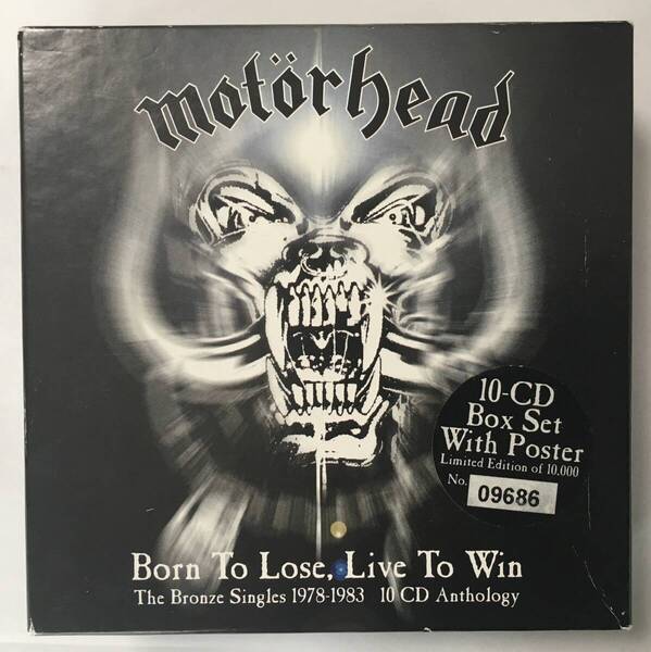 MOTORHEAD BORN TO LOOSE, LIVE TO WIN UK盤 10CD BOX SET 9986/10000
