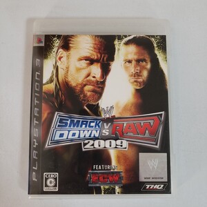 PS3 WWE 2009 Smack Doun VS Raw スマックダウン ロウ