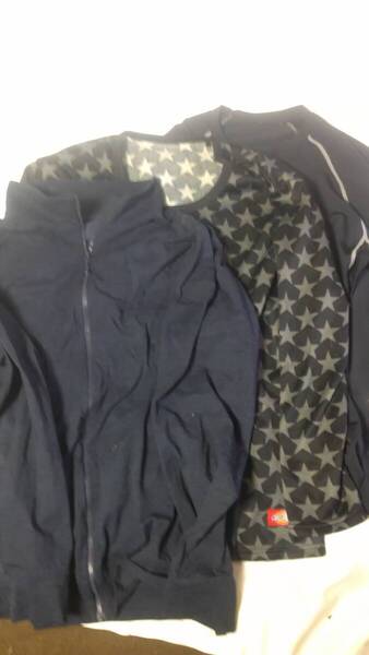 ■3点セットアウトドア作業用Dickiesディッキーズ1点おたふく手袋作業用ストレッチTシャツ1点LLサイズUNIQLOユニクロ ジャンバー1点XL