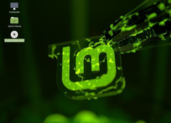 Linux mint Desktop 22 インストールUSB cinnamon