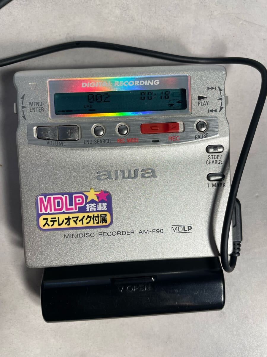 Yahoo!オークション - アイワ aiwa AM-F5 MDレコーダー 中古