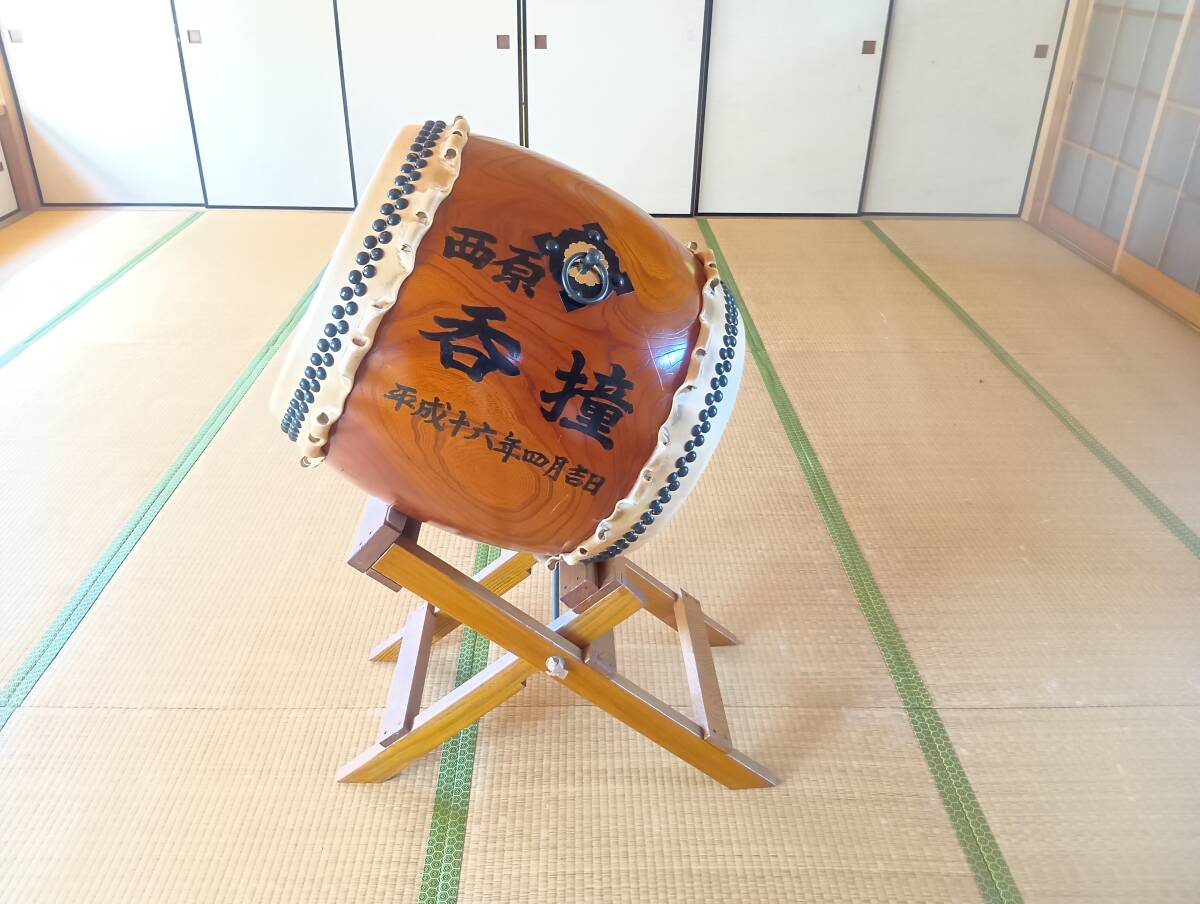 2,3尺長桶胴太鼓 時代物 中古品②