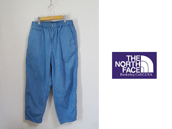 送料無料匿名発送★THE NORTH FACE PURPLE LABEL★ザノースフェイスパープルレーベル★イージーパンツ★シャンブレーデニムナナミカ