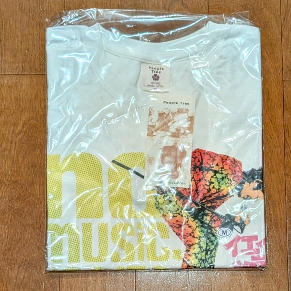新品 デッドストック 忌野清志郎 Tシャツ フジロック タワレコ M キヨシロー タワーレコード FUJI ROCK tee NO MUSIC, NO LIFE 半袖