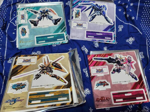 オーバーブースト キャンペーン アクリルスタンド 4枚セット 機動戦士ガンダム