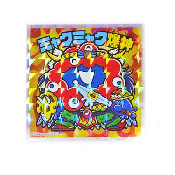 ★ミャクミャク爆神★3★新品★未使用★ミャクミャクマンチョコ★ビックリマン★ビックリマンチョコ★万博★コラボ★シール★