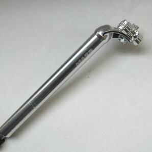 送料込 新品即決> T-MARS 軽量 水平ダブルボルト シートポスト 径26.8mm L:300 シルバー クラシックサイズ クロモリフレームのレストアに