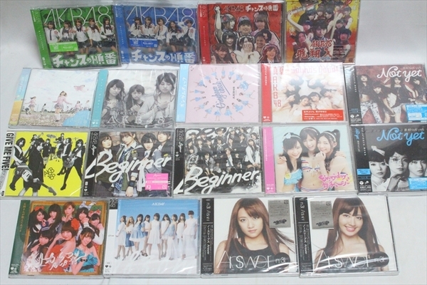 【送料込/未使用】 18枚セット★ AKB48/ノースリーブス/not yet 1830m/Beginner/Everydayカチューシャ他★