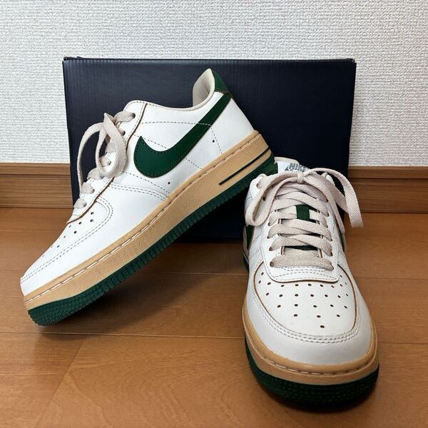 WMNS AIR FORCE 1 LOW ‘07 LV8 GREEN AND MUSLIN DZ4764-133 (セイル/セサミ/パールホワイト/ゴージグリーン)US3.5/22.5cm