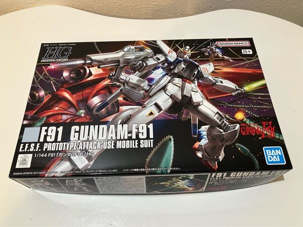即決 送料無料 ガンプラ HG ガンダムF91 新品未組立 ハイグレード バンダイナムコ