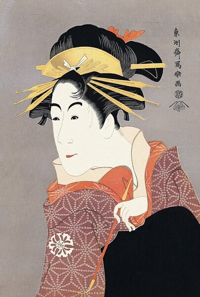 東洲斎写楽 単品「けはい坂少将実はしのぶ」 越前和紙仕上 浮世絵 役者絵 江戸時代後期
