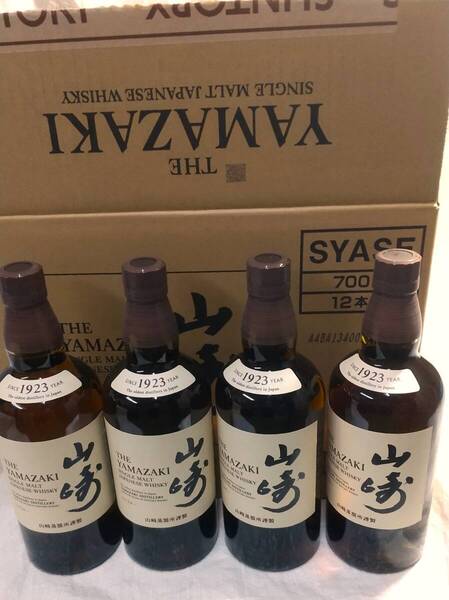 SUNTORY シングルモルト山崎ノンビンテージ 12本 新品未開封品 送料無料