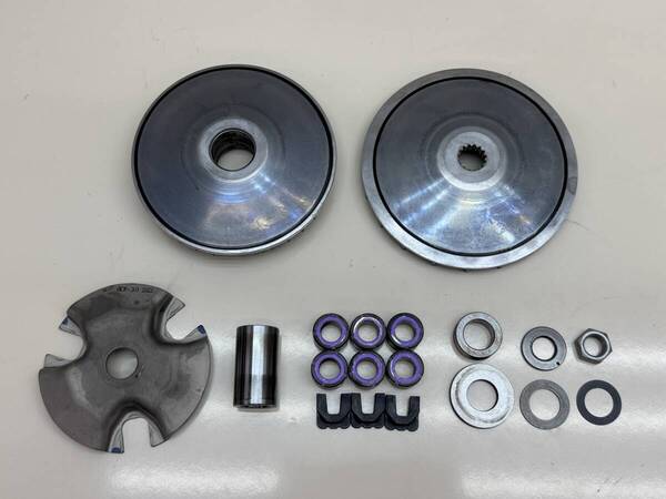 82■SEJ5J JOG125 低走行■プーリーセット 駆動系 ウェイトローラー スライドピース■検索 SEJ6J アクシスZ ジョグ125■