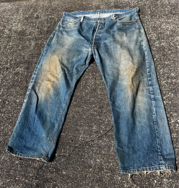 60s Levis 501ボタン裏8 USA製 ヴィンテージ リーバイス ジーンズ XX ビッグE ビッグサイズ 66前期 後期 赤耳 506 507 557