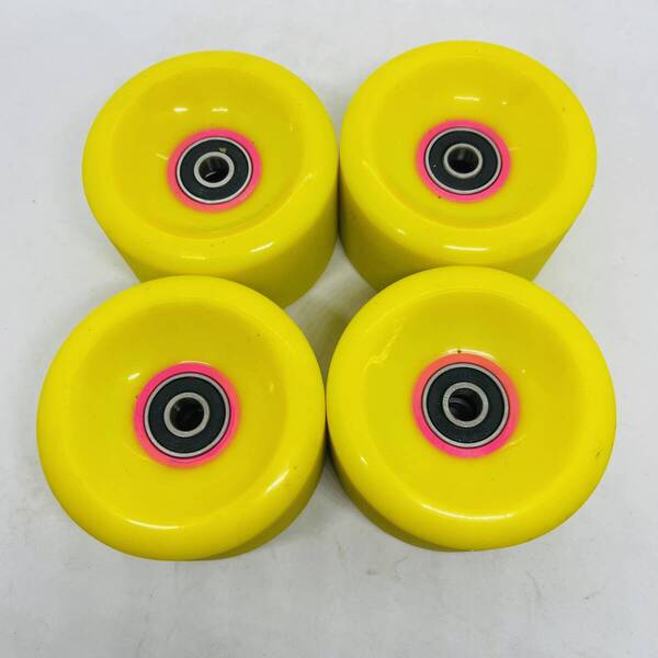 在庫処分! サーフスケート ロングスケート用 70mm 78Aソフトウィール+高性能ABEC9ベアリングセット CARVER、YOWでも使えます A