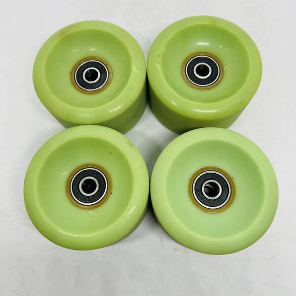 在庫処分! クルーザー サーフスケート ロングスケート用 70mm 78Aソフトウィール+高性能ABEC9ベアリングセット CARVER、YOWでもOK C