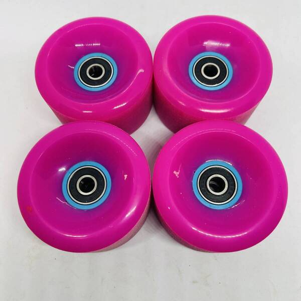 在庫処分! クルーザー サーフスケート ロングスケート用 70mm 78Aソフトウィール+高性能ABEC9ベアリングセット CARVER、YOWでもOK D