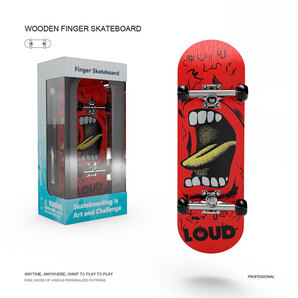 ベアリング付きの指スケ フィンガーボード Finger Skateboard 指スケートボード フィンガーボード ④