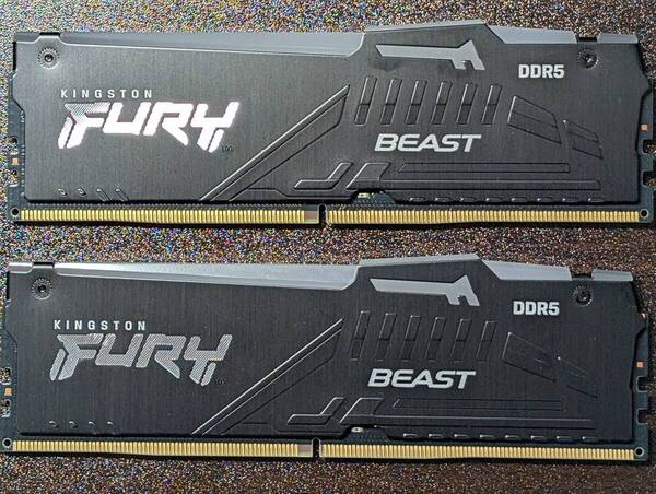 32GB | Kingston Fury DDR5 RGB 16GB×2 6000MT/s Intel XMP対応