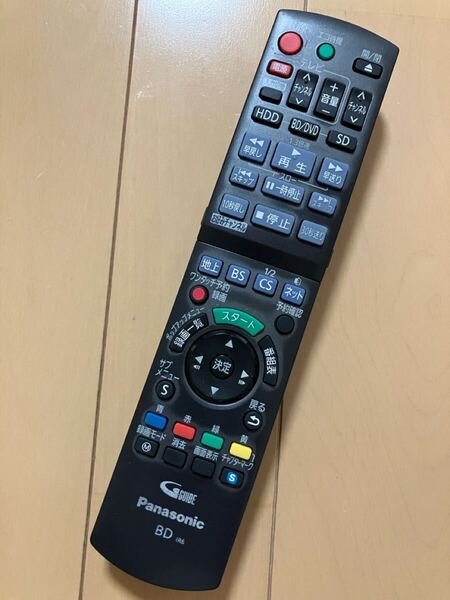 【 即決 】Panasonic N2QAYB000687 ブルーレイ レコーダー DIGA ディーガ リモコン 送料込 匿名配送