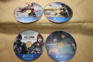 PS4 BATTLEFIELD 1 + GHOST RECON + KILLZONE SHADOW FALL + Roboticsi Notes 4ソフト【ケースなし】