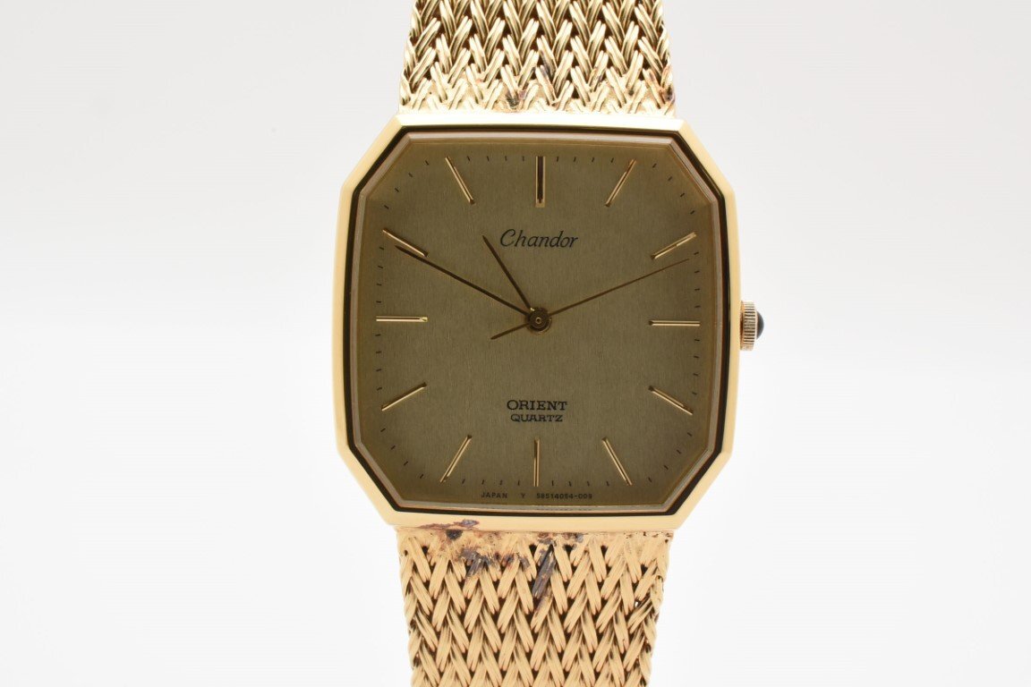 ヴィンテージORIENT Chandor 2P石付 べっ甲ベルト(社外品) Yahoo!オークション -「chandor orient」の落札相場・落札価格