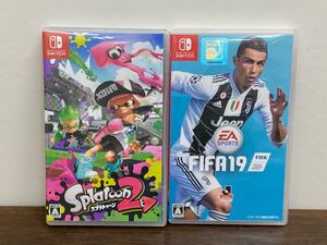 I★ Nintendo switch ソフト2点 おまとめ FIFA19 スプラトゥーン2 中古品