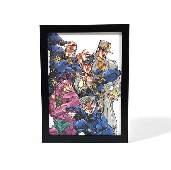 ジョジョ41 4部 東方仗助 空条承太郎 岸辺露伴 虹村億泰 JOJO6251 JOJO A-GO!GO! JOJOVELLER ジョジョ展 荒木飛呂彦原画展 ポスター