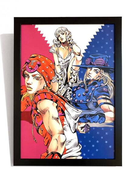 ジョジョ97 部 ジョニィ ジャイロ ルーシー JOJO6251 JOJO A-GO!GO! JOJOVELLER ジョジョ展 荒木飛呂彦原画展 ポスター