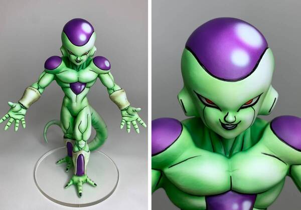 ドラゴンボール フリーザ SOLID EDGE WORKS -THE出陣- フルリペイント DRAGONBALL フィギュア イラスト風 リペイント