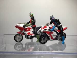仮面ライダー THE FIRST フィギュア2点 1号&サイクロンⅠ 2号&サイクロンⅡ 東映マシンクロニクル 特撮メカコレクション