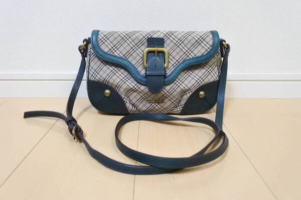 ☆綺麗☆BURBERRY バーバリーブルーレーベル ショルダーバッグ ノバチェック柄☆