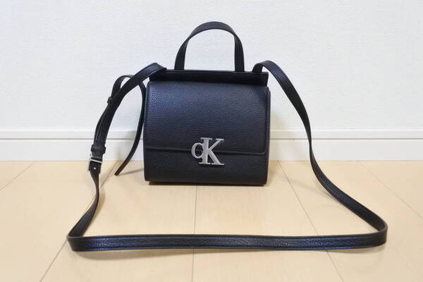 ☆綺麗☆Calvin Klein カルバンクライン ショルダーバッグ CK金具 黒