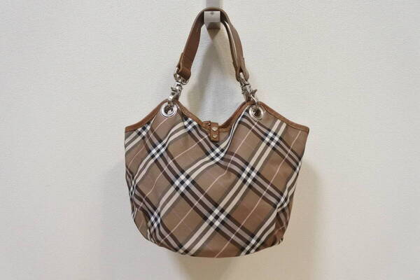 ☆美品☆BURBERRY バーバリーブルーレーベル ノバチェック柄 ハンドバッグ☆
