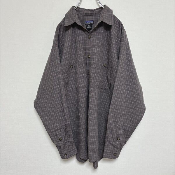 00s パタゴニア Patagonia ポルトガル製 チェック XLサイズ