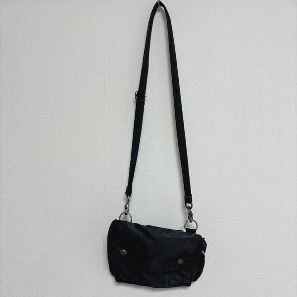 PORTER ポーター タンカーフラップ 2way ショルダーバッグ ブラック