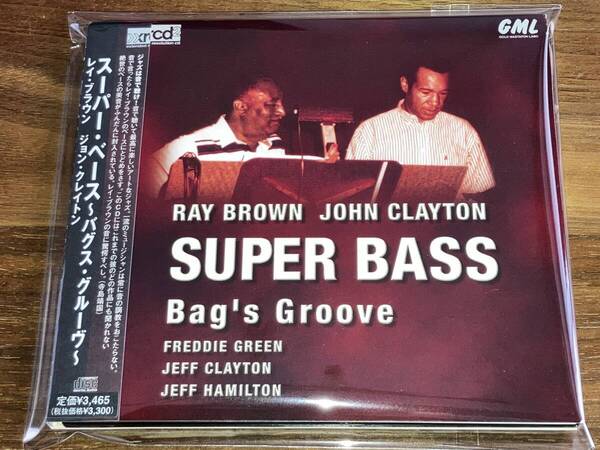 送料込み Ray Brown レイ・ブラウン John Clayton ジョン・クレイトン /Super Bass スーパー・ベース GML XRCD 即決