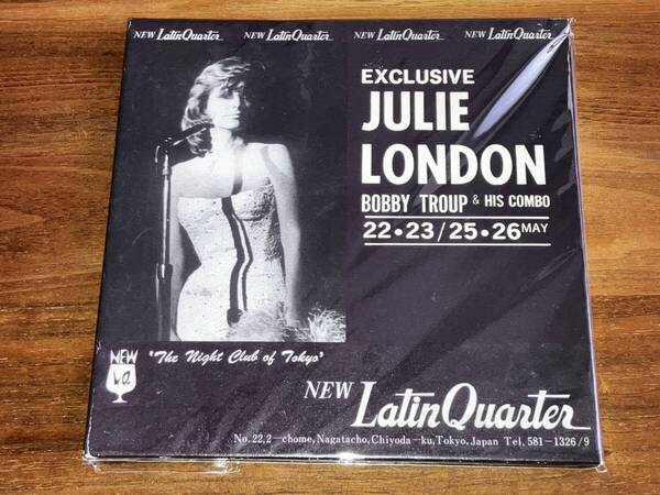 送料込み Julie London ジュリー・ロンドン/ ライブ・アット・ニューラテンクォーター 紙ジャケット 即決