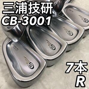 三浦技研 ミウラギケン CB-3001 FORGED フォージド 男性 メンズ ゴルフ アイアン7本セット 右利き用 R 初心者 スチール デビュー
