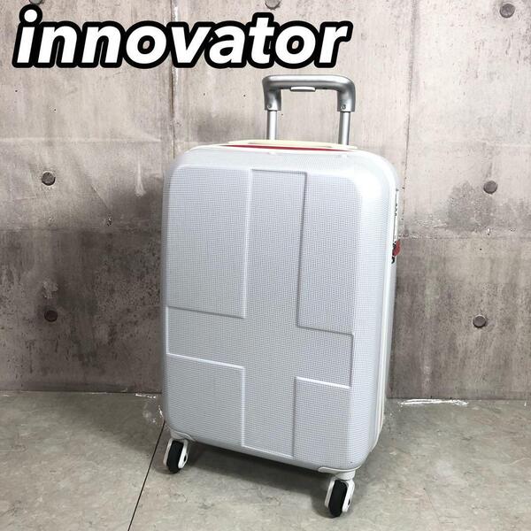 innovator イノベーター スーツケース キャリーケース ホワイト 軽量 TSAロック 機内持ち込みサイズ 4輪 30L 40リットル ポリカーボネイト