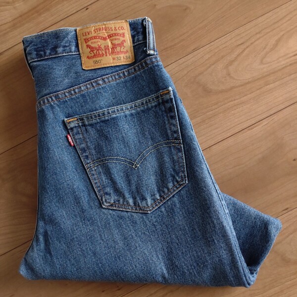 Levi's 550ジーンズ/RELAXED/15年製/古着実寸W32L30【L4533】