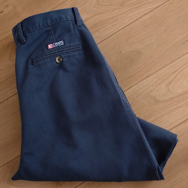 CHAPS RALPH LAUREN チノスラックスパンツ/古着/W34L32【L4548】
