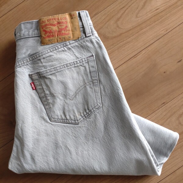 Levi's 501ジーンズ/デニムパンツ/STRAIGHT/21年製/古着/実寸W34L32【L4559】