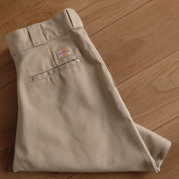 Dickies 874DS/ワークパンツ/チノ/古着/実寸W32L31【D1289】