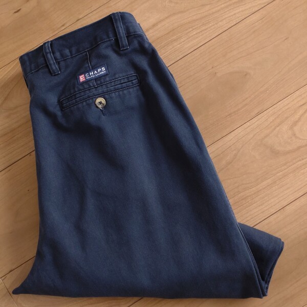 CHAPS RALPH LAUREN チノスラックスパンツ/古着/実寸W34L29【L4598】