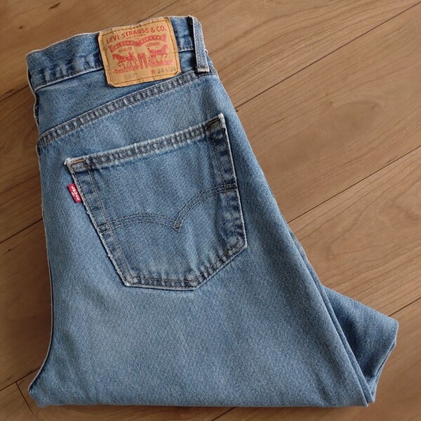 Levi's 550ジーンズ/RELAXED/18年製/古着実寸W34L30【L4609】