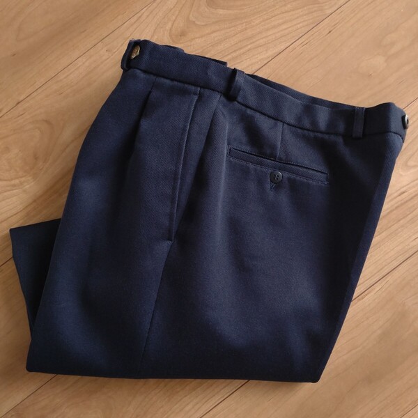 フランス製/CHEMISE LACOSTE スラックスパンツ/古着/46/実寸W34L27【L4643】