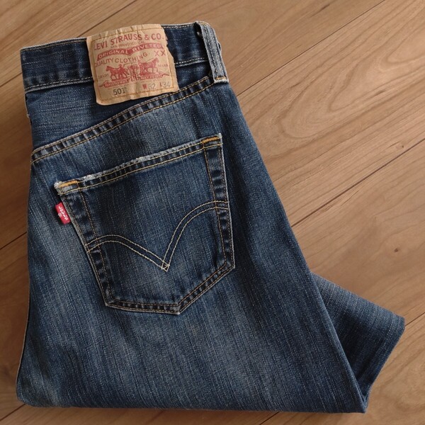 Levi's 501ジーンズ/STRAIGHT/09年製/古着/実寸W32L30【L4647】