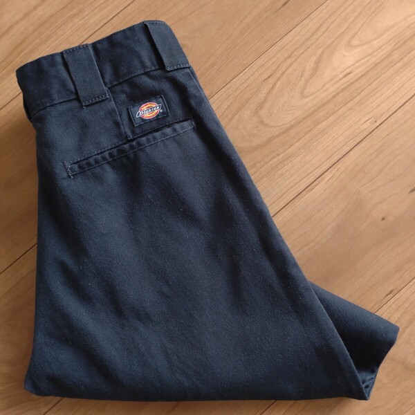 Dickies 874FDN/ワークパンツ/チノ/22年製/古着/W30L32【D1312】