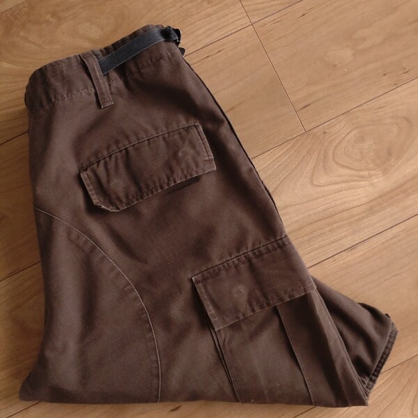 米軍民間品/TRU-SPEC ミリタリーパンツ/古着/M-R/実寸W34L31【L4667】